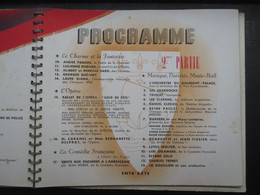 CINEMA SPECTACLE THEATRE (V2104) UNIQUE GALA De La POLICE PARISIENNE 5 Décembre 1944 (25 Vues) Dédicacé Par Les Artistes - Autogramme