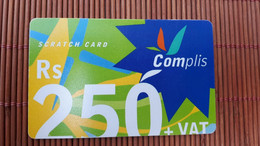 Mauritius Prepaidcard  250 RS Used Rare - Mauritius