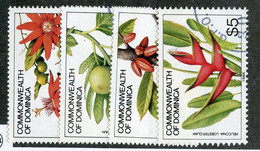 321 Dominica  Sc.#721b/22b/28b/32b Used "Offers Welcome" - Dominica (1978-...)