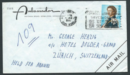 Hong Kong Lettre Lsc Affranchie à 1,30 Dollars   YVERT N° 204  Pour  La Suisse   04/01/1965, AU7304 - Brieven En Documenten