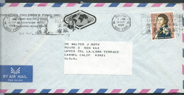 Hong Kong Lettre Lsc Affranchie à 2 Dollars   YVERT N° 205 Pour  Les Usa    18/09/1969  AU7307 - Covers & Documents