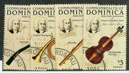 324 Dominica 1985 Sc.#910-13 Used "Offers Welcome" - Dominica (1978-...)