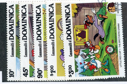 328 Dominica 1985 Sc.#925-29 Used "Offers Welcome" - Dominica (1978-...)