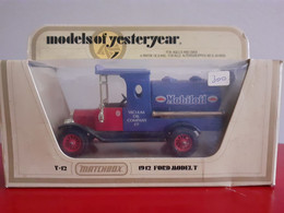 Y12 1912 FORD MODEL T VACUUM OIL COMPANY LTD  MATCHBOX MODEL OF YESTERYEAR - Matchbox