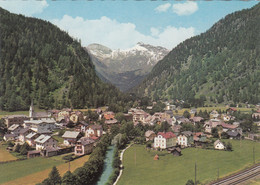 8926) MALLNITZ An Der Tauernbahn - Blick Ins Tauerntal Gegen Geiselspitze Fluss Häuser Kirche älter - Mallnitz