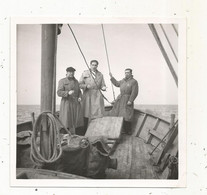 Photographie , Bateau , ILE D'YEU , 1951, 125 X 130 Mm, Frais Fr 1.65 E - Schiffe