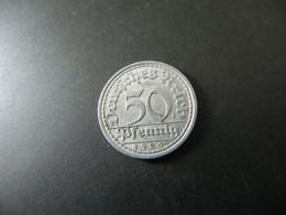 Deutschland 50 Pfennig 1920 A - 50 Rentenpfennig & 50 Reichspfennig