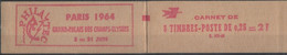 France Maury Carnet 376 (Yvert 1331-C3) ** Coq De Décaris Philatec "5 Au 21 Juin" S 101-64 - Booklets