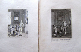 GRAVURES (v. 1860) Scène D'Emile De J.J Rousseau - Prenten & Gravure