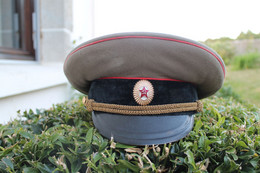 Belle Casquette D Officier Soviétique époque Guerre Froide - Casques & Coiffures