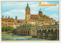 (I7) SALAMANCA . CATEDRAL Y PUENTE ROMANO - Salamanca