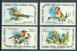 TURKS CYPRUS/TURKISH CYPRUS/CHYPRE TURQUE - 1983 MNH/**/NEUF - MiNr. 134-137 - FAUNA BIRDS - Unused Stamps