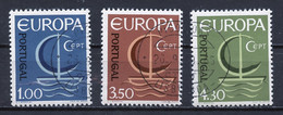 Europa CEPT 1966 Portugal Y&T N°993 à 995 - Michel N°1012 à 1014 (o) - 1966
