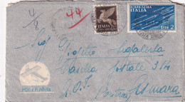 ERITREA - ASMARA - POSTA AEREA - DA ASMARA A GENOVA -- 1937- ( Lettera Presente In Busta) - Erythrée