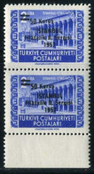 Türkiye 1957 Mi 1530 MNH Philatelic Exposition, Overprint [Pair] - Neufs