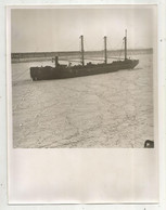 Photographie, Bateaux, Hiver 1954, France ,Nord-Pas De Calais, Bateaux Pris Par La Glace, 240 X 180 Mm, Frais Fr 1.95e - Barcos