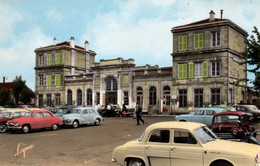 Goussainville (95) La Gare, Dauphine, Aronde, 203 Peugeot - Edition Lyna - Abeille-Carte Colorisée N° 8.305 - Goussainville