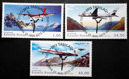 GREENLAND 2015   Aviation  Minr.697-99   ( Lot D 2338) - Gebruikt