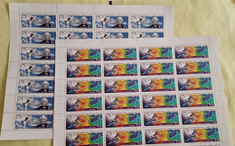 Russia 2009 Sheet 175th Anniv Hydrometeorogical Service Satellite Map Climate Space Environment Stamps FOLDED - Hojas Completas