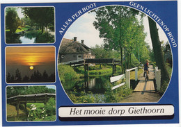 Het Mooie Dorp Giethoorn - 'Alles Per Boot - Geen Lichten Op Rood' - (Ov., Holland/Nederland) Nr. GIN 18 - Giethoorn