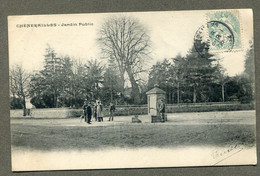 Chénérailles. - Jardin Public - CPA Affranchie En 1906 - Chenerailles