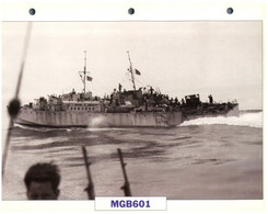 (25 X 19 Cm) (29-8-2021) - T - Photo And Info Sheet On Warship - UK - MGB601 - Other & Unclassified