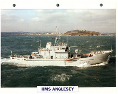 (25 X 19 Cm) (29-8-2021) - T - Photo And Info Sheet On Warship - UK - Anglesey - Other & Unclassified