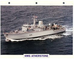 (25 X 19 Cm) (29-8-2021) - T - Photo And Info Sheet On Warship - UK - HMS Atherstone - Other & Unclassified