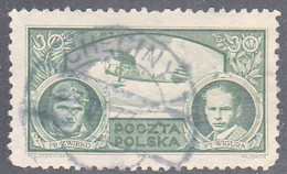 POLAND    SCOTT NO. C10  USED  YEAR 1933 - Oblitérés
