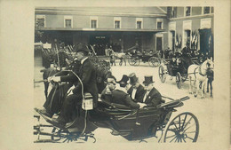 Angoulème * Carte Photo * Réception à La Gare Paris Orléans D'hommes Politiques * Attelages Calèches * Président ? - Angouleme