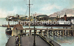 HULL CORPORATION PIER OLD COLOUR POSTCARD YORKSHIRE - Hull