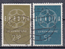 EUROPA - CEPT - Michel - 1959 - LUXEMBURG - Nr 609/10 - Gest/Obl/Us - 1959