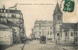 LEVALLOIS PERRET - Place De L'église Et Rue Rivay - 11 - Levallois Perret