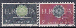 EUROPA - CEPT - Michel - 1960 - LUXEMBURG - Nr 629/30 - Gest/Obl/Us - 1960