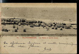 CP ( Blankenberghe: Les Bains à Marée Basse) Obl. BLANKENBERGHE 21/09/1898 - Correo Rural