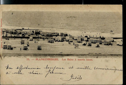 CP ( Blankenberghe: Les Bains à Marée Basse) Obl. BLANKENBERGHE 21/09/1898 - Rural Post