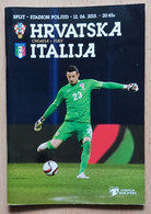 CROATIA V ITALY - 2016 UEFA EURO   FOOTBALL MATCH PROGRAM - Boeken