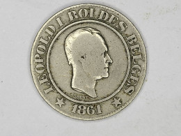 MONNAIE COIN BELGIQUE BELGIE 20 CENTIMES LEOPOLD I 1861 LEGENDE FRANCAISE - 20 Cents