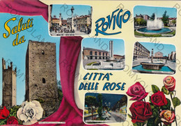 CARTOLINA  ROVIGO,VENETO,CITTA DELLE ROSE,BELLA ITALIA,STORIA,MEMORIA,CULTURA,RELIGIONE,IMPERO ROMANO,VIAGGIATA 1970 - Rovigo
