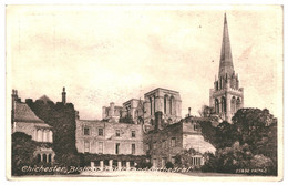 CPA- Carte Postale Royaume Uni- Chichester Bishop's Palace And Cathedral VM36715 - Chichester
