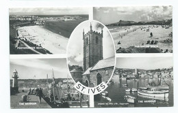 Postcard Cornwall St.ives Multiview Rp Unused - St.Ives