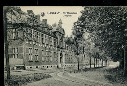 CP ( Hasselt: Het Hospitaal) Obl. Roulette Continue (1923) - Correo Rural