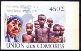 Comoros 2008 MNH Imperf, Mother Teresa, Nobel Peace - Mère Teresa