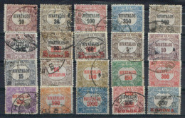 HG 255 - HONGRIE Lot De 20 Timbres De Service Oblitérés - Service