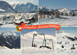 8947) Skigebiet NEUKIRCHEN  WILDKOGEL - Lifte Skifahrer - Ort - TOP - Neukirchen Am Grossvenediger