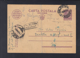 Rumänien Romania Feldpost 1943 Odessa Nach Iasi - Cartas De La Segunda Guerra Mundial