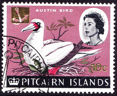 PITCAIRN ISLANDS 1967 QEII 10c On 8d Multicoloured SG75 FU - Pitcairn Islands