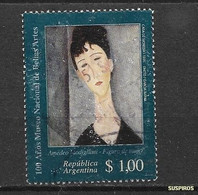 ARGENTINTA   1996 The 100th Anniversary Of The National Gallery Of Fine Arts USED - Used Stamps