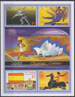 Olympics 2000 - History - Gymnastics - ST. VINCENT - S/S MNH - Verano 2000: Sydney