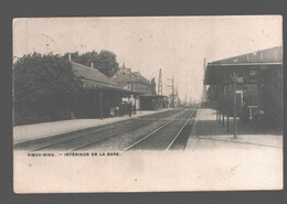 Oude God / Vieux-Dieu - Intérieur De La Gare - 1907 - Mortsel